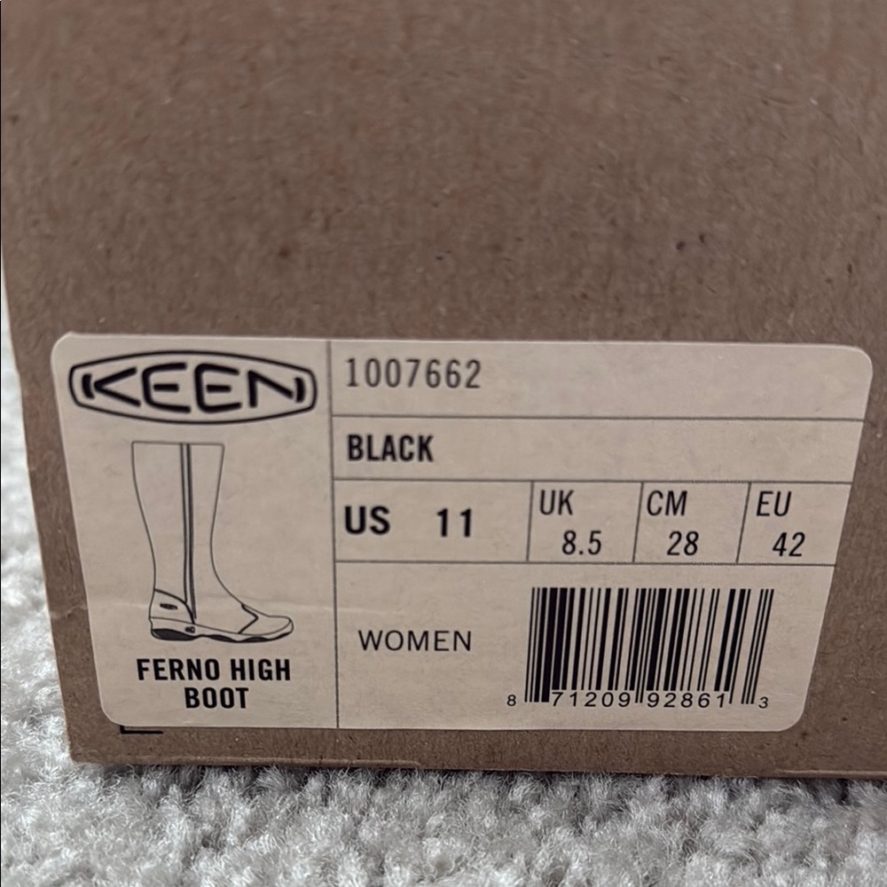 Keen Black Winter Rain Boots-excellent condition - Picture 2 of 3